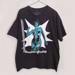 Sabrina Claudio 2022 Based On A Feeling Concert Tour T-Shirt – Black Size Large